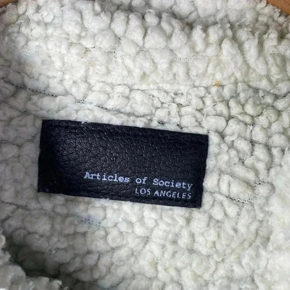 Articles of Society Los Angeles Women’s Sherpa Denim Jacket - Picture 4 of 8